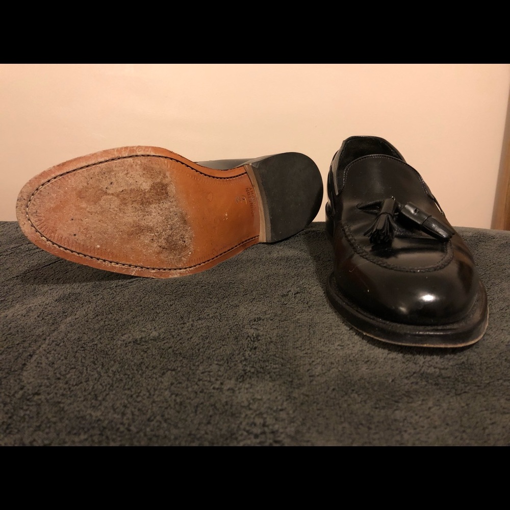Johnston & Murphy Tassel Loafer Black Size 8.5 Like-New
